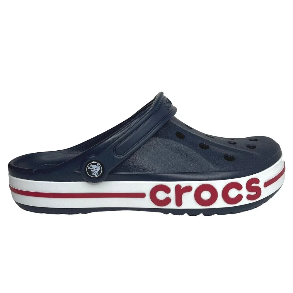 Crocs Bayaband Mens Slip-on Clog Size 12 Navy Blue Water Friendly Lightweight